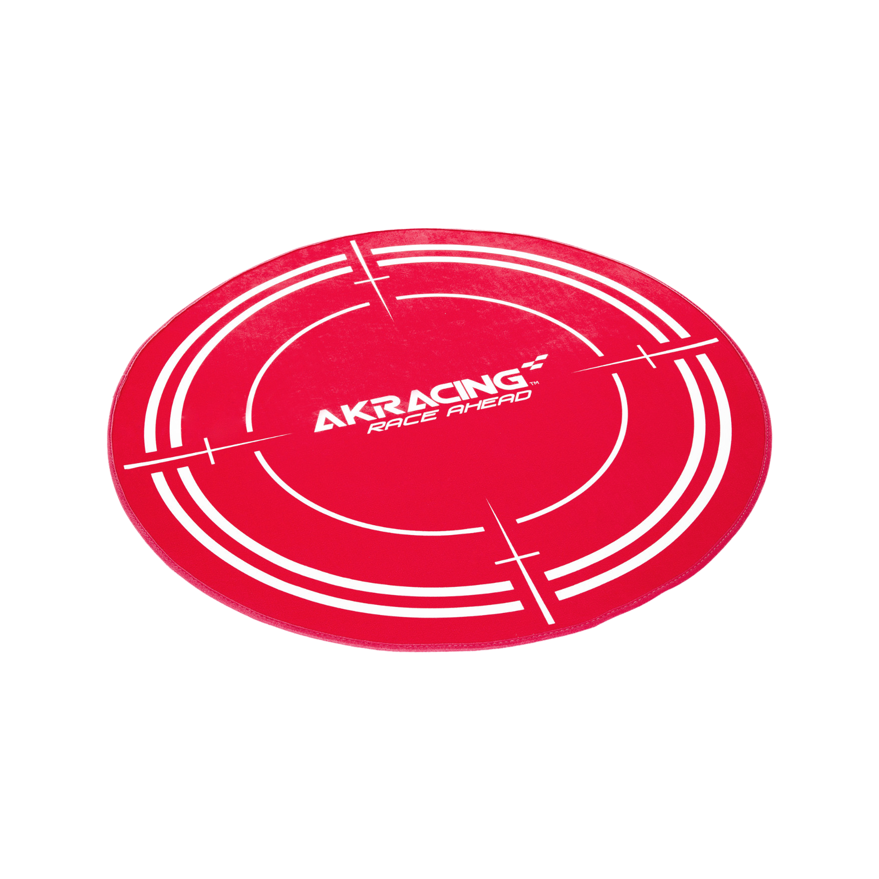 AK Racing Circular Chair Floor Mat - Red