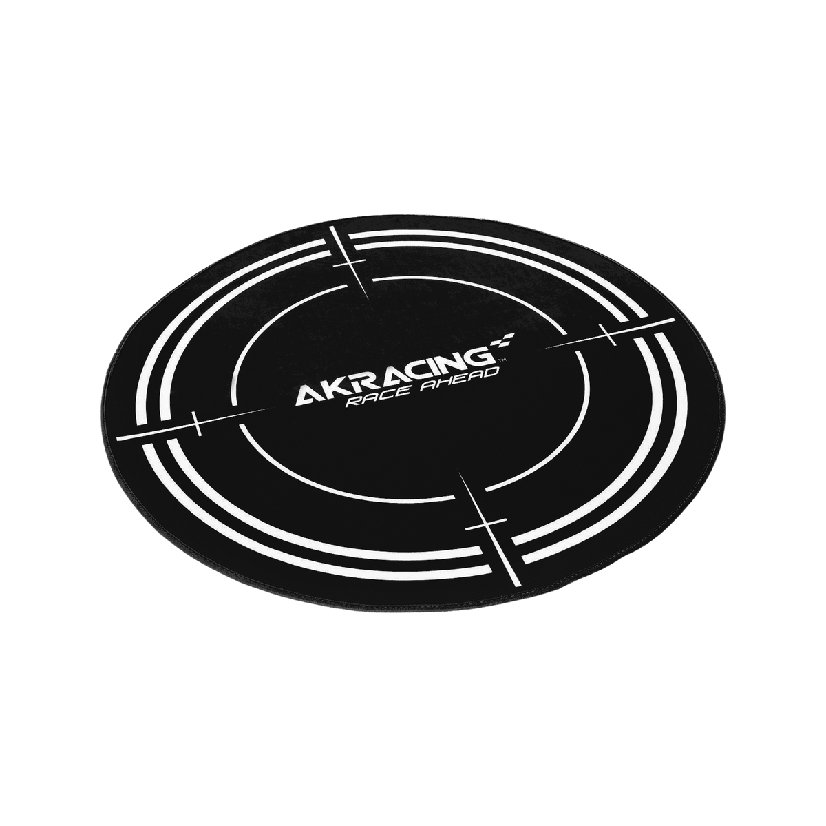 AK Racing Circular Chair Floor Mat - Black