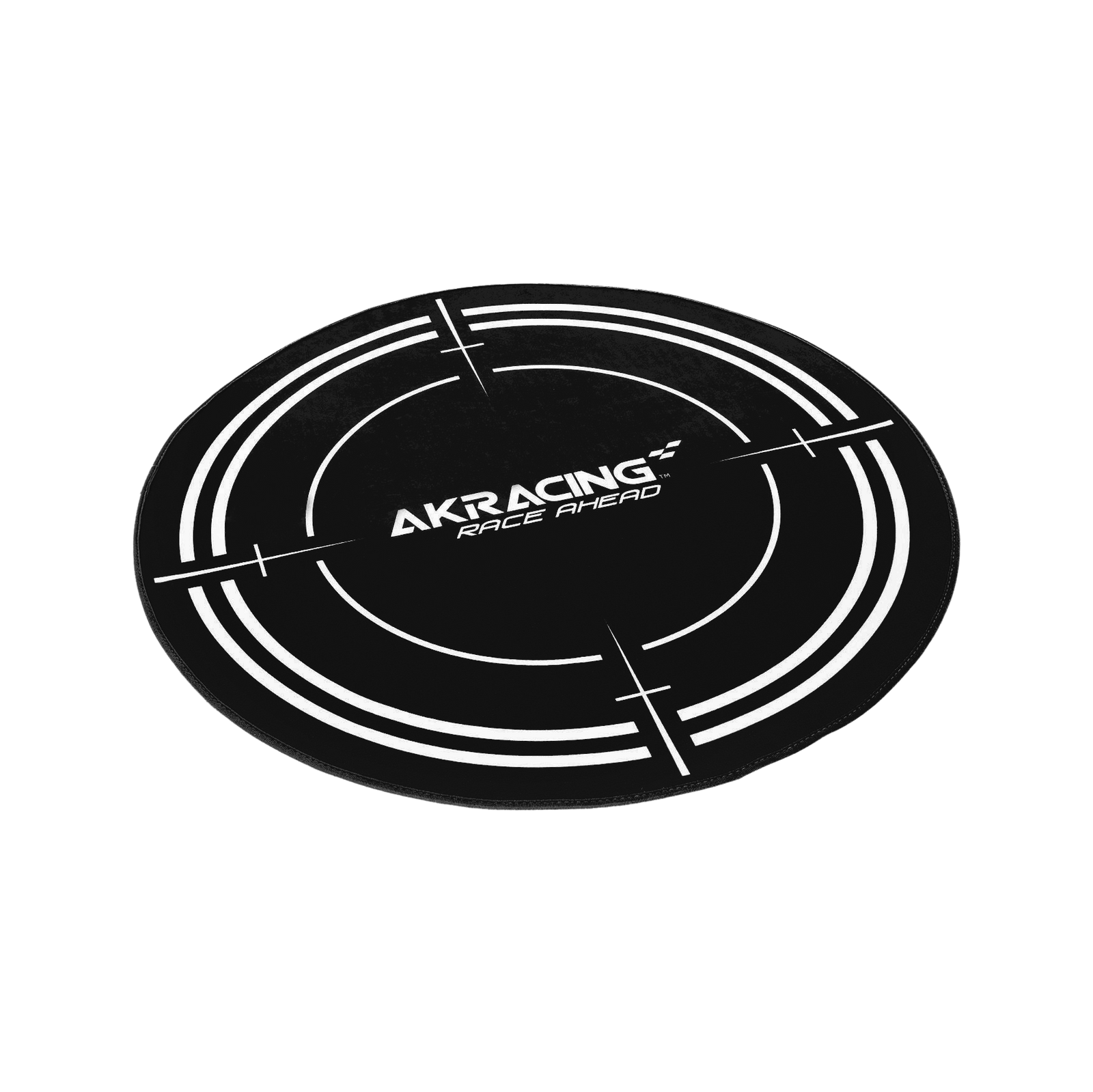 AK Racing Circular Chair Floor Mat - Black