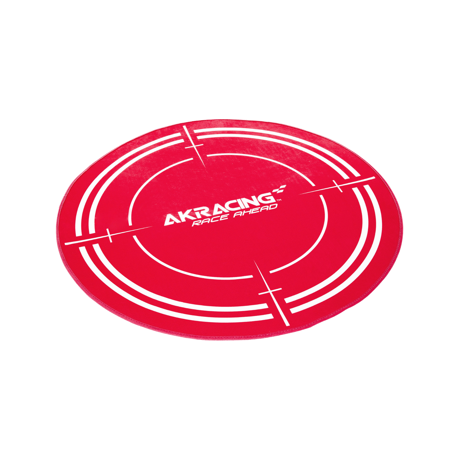 AK Racing Circular Chair Floor Mat - Red